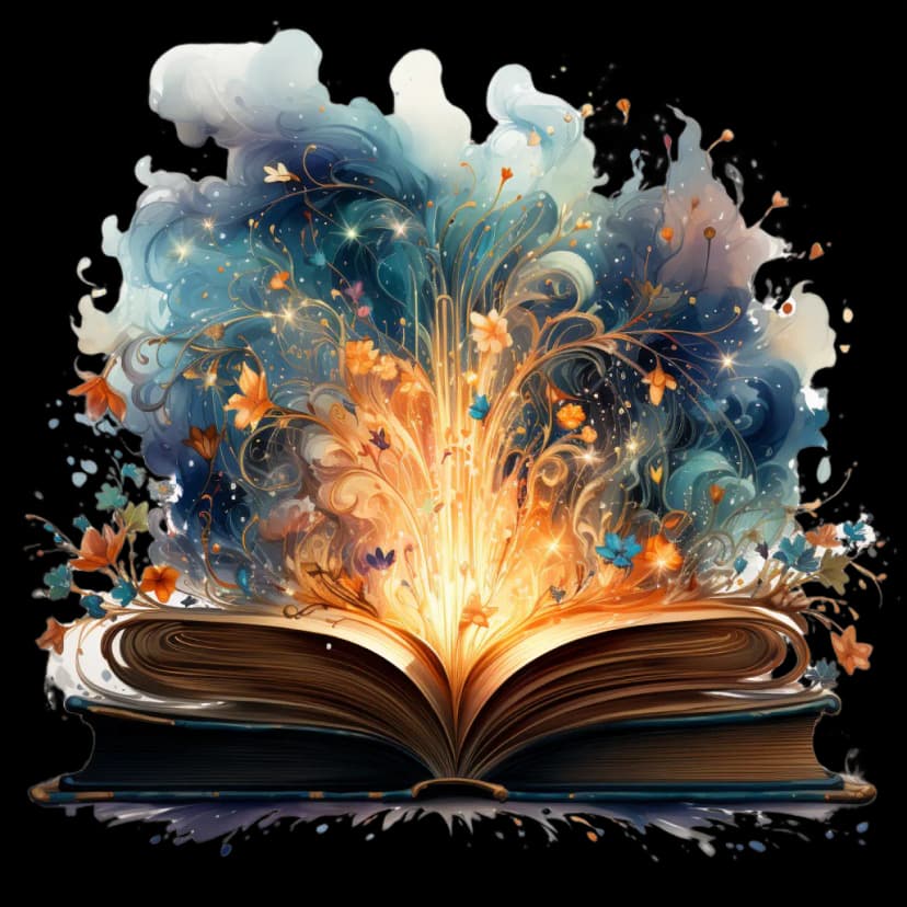 Children enjoying magical stories